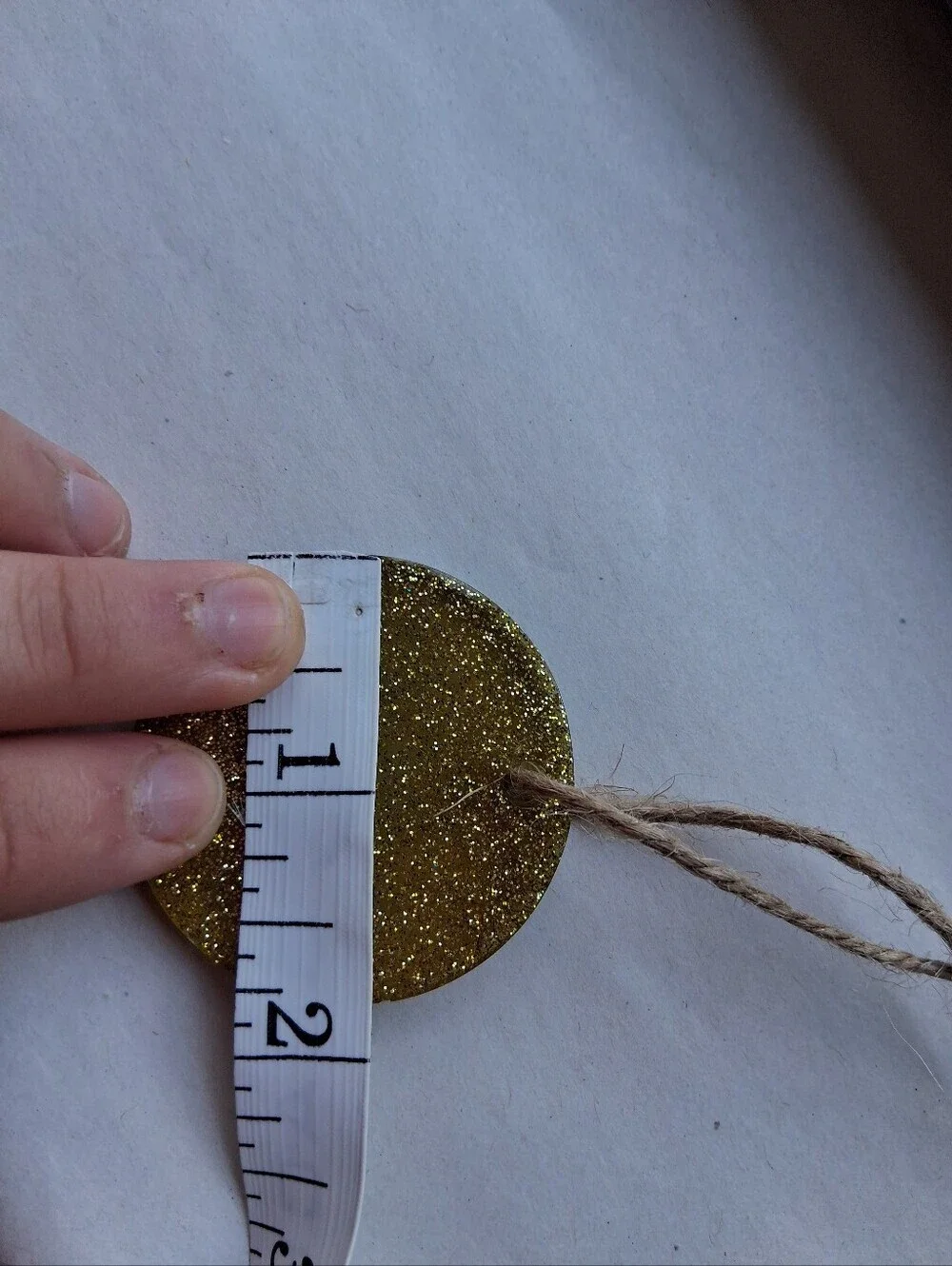 Hand Crafted shimmering round