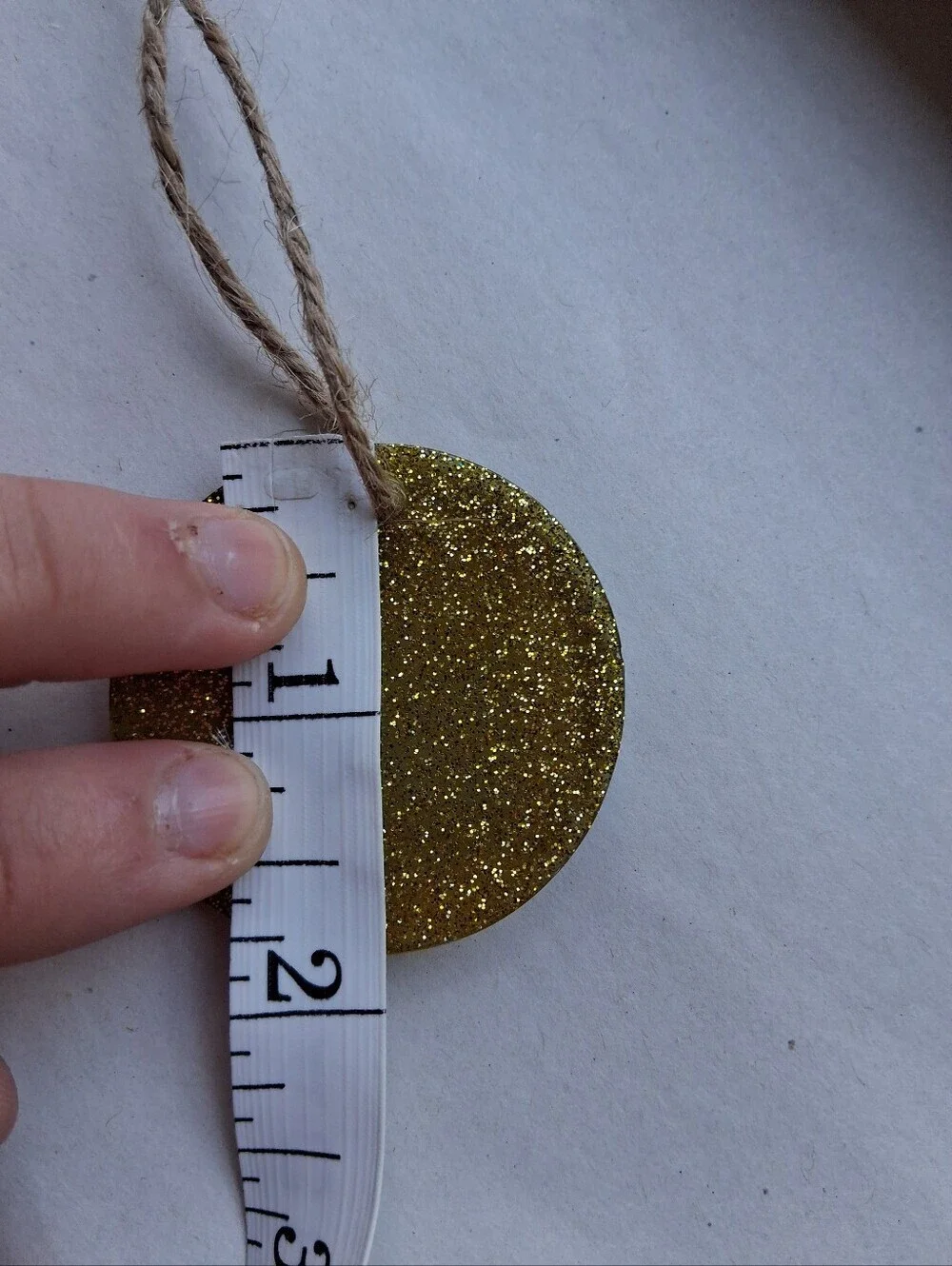 Hand Crafted shimmering round