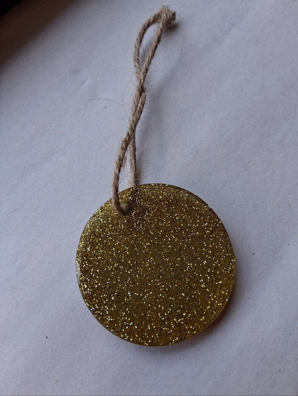 Hand Crafted shimmering round
