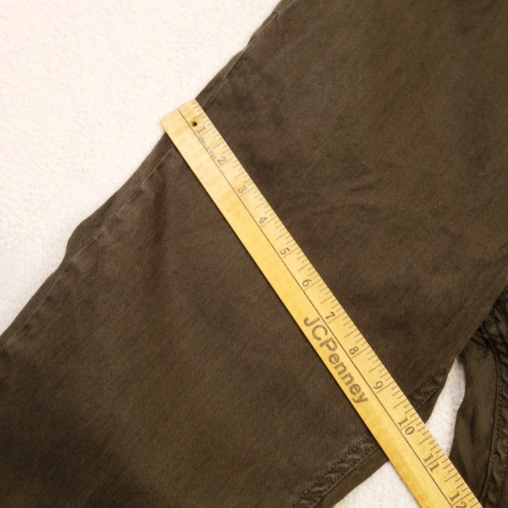 Banana Republic Slim Linen‎ Trousers Mens 30x30 Brown Casual Pants Lightweight