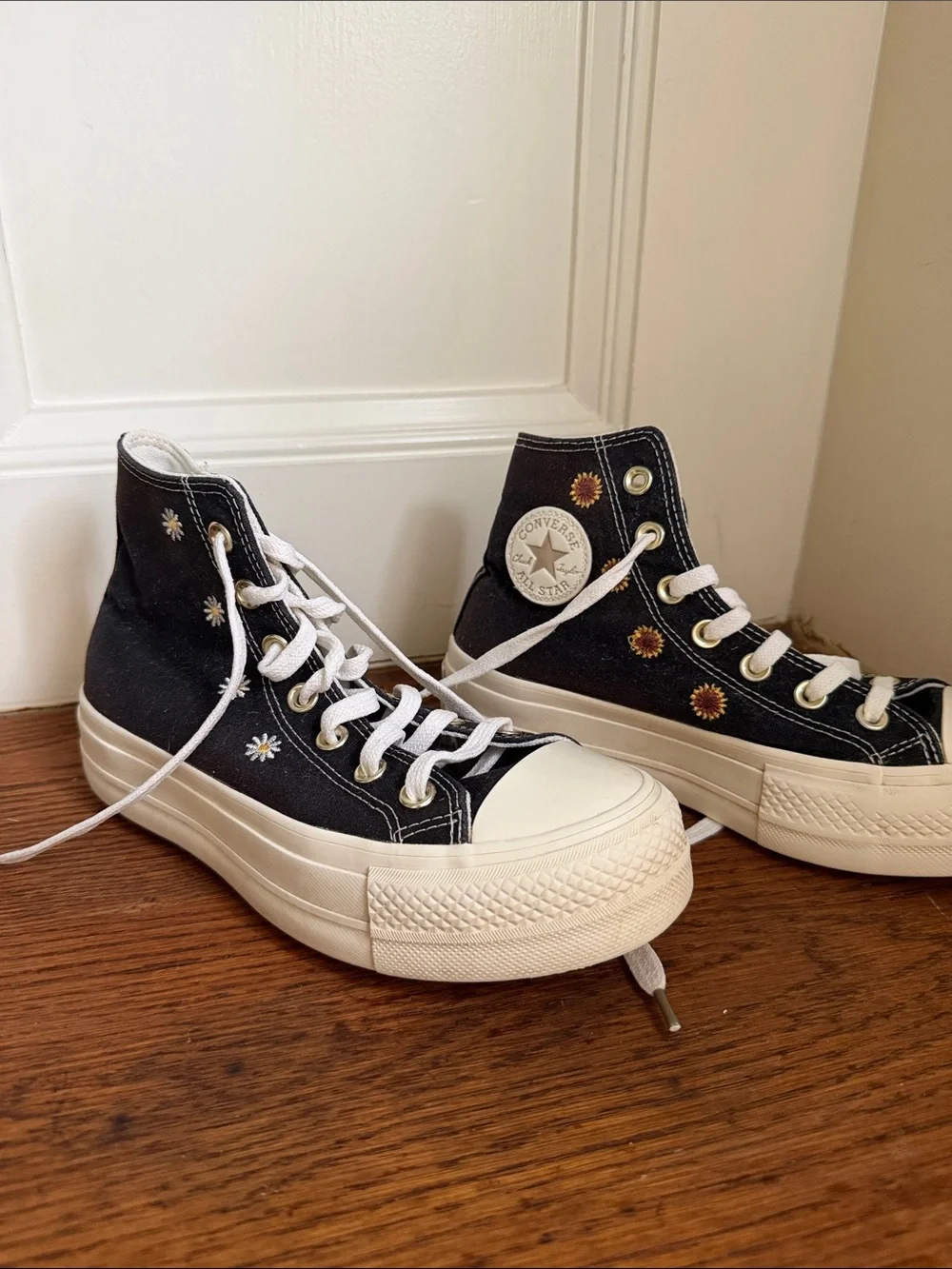 Converse black high