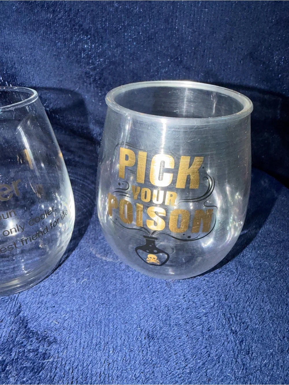 N/A clear stemless