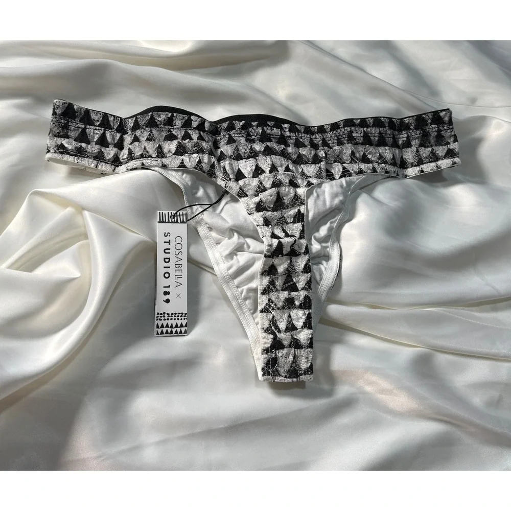 Men's Luxury Lace G-String Thong Soft‎ Stretch Designer Underwear Bold & Sexy S