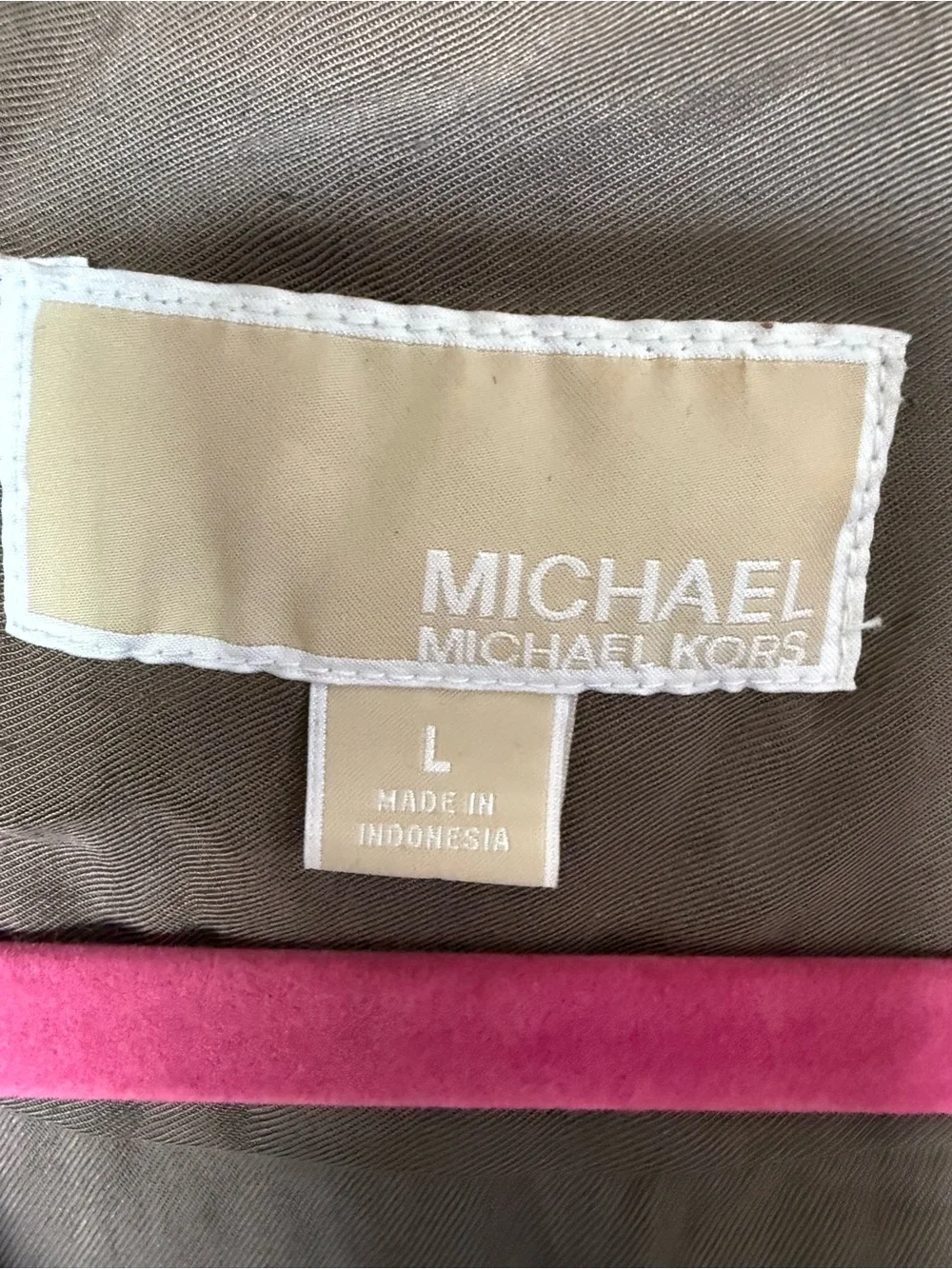 Michael Kors sleeveless hooded