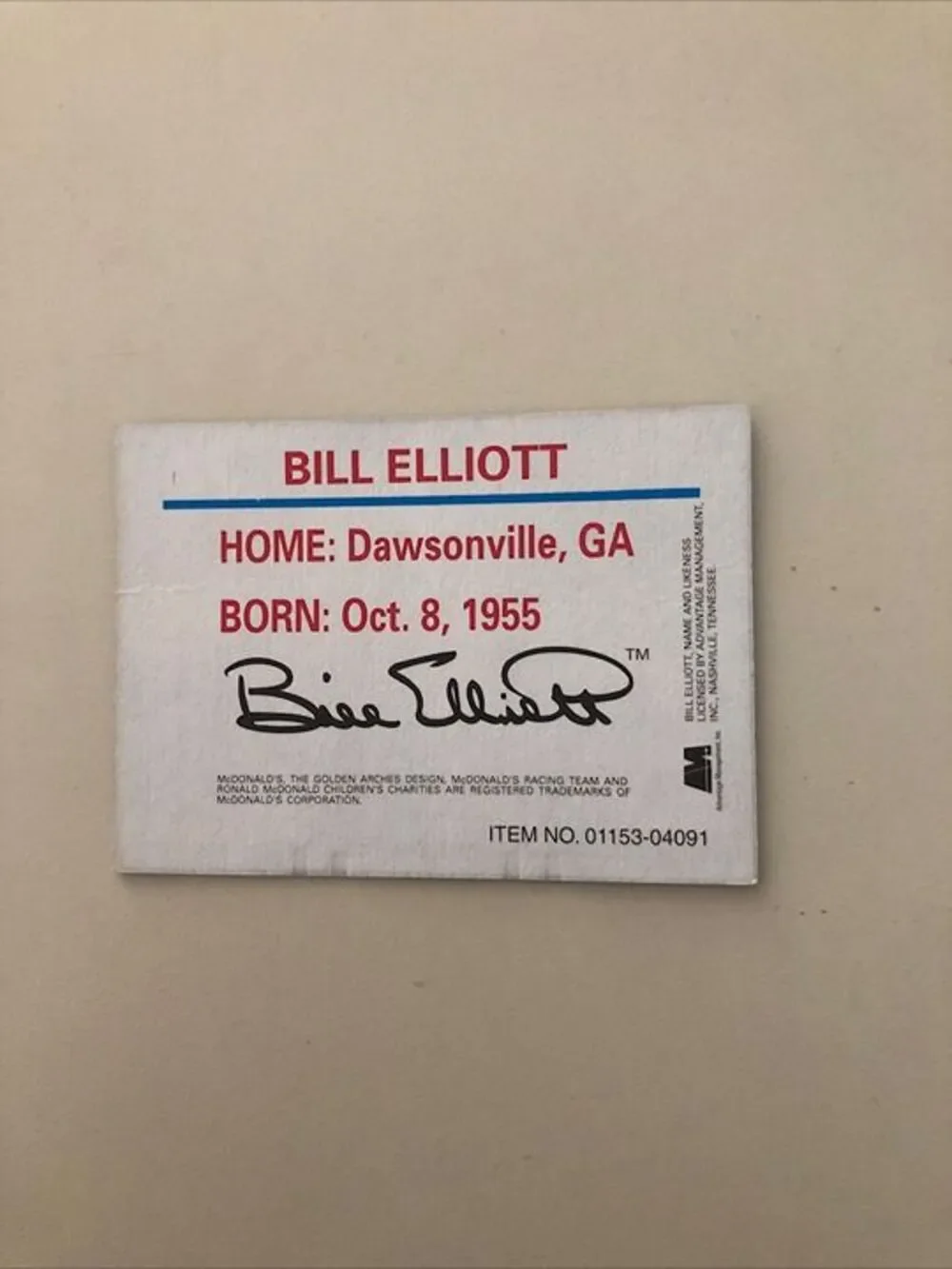 Nascar bill plus elliott