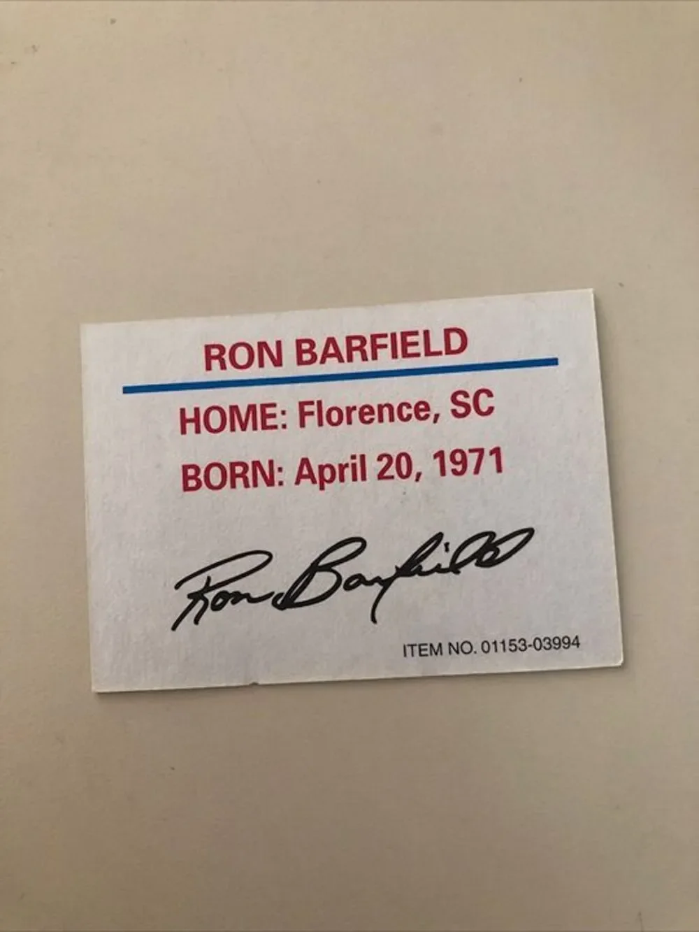 Nascar card cards