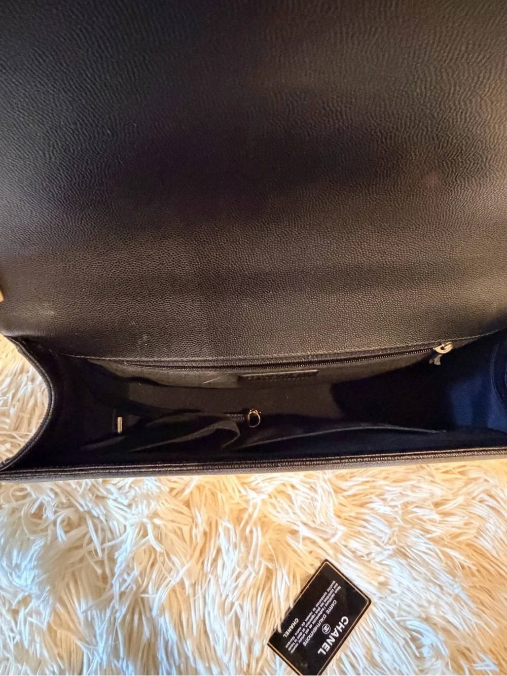 CHANEL Black Quilted Shoulder Bag with Gold Hardware and Chain Strap
