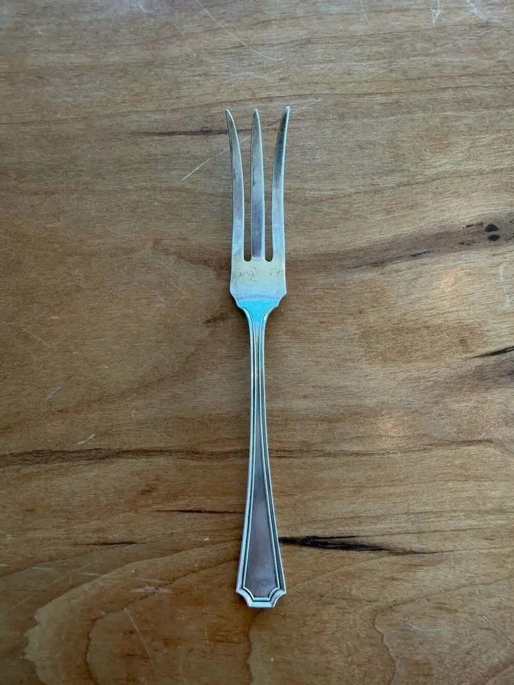 Durgin Antique Sterling Silver Lemon Fork‎ 4.5