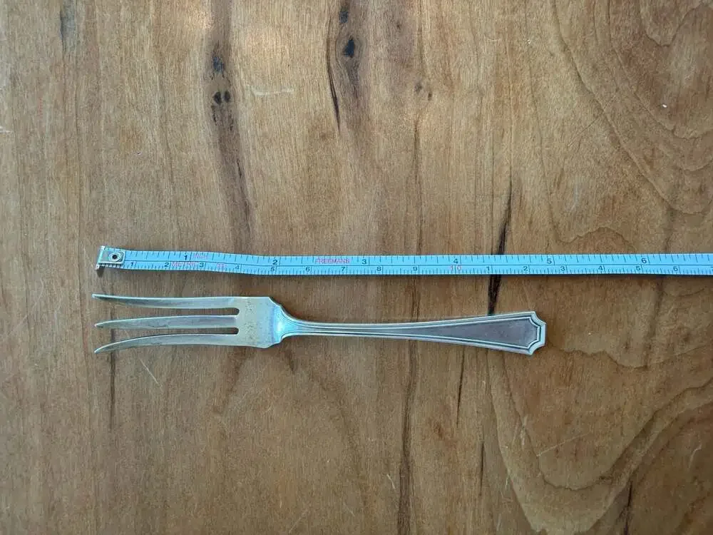 Durgin Antique Sterling Silver Lemon Fork‎ 4.5