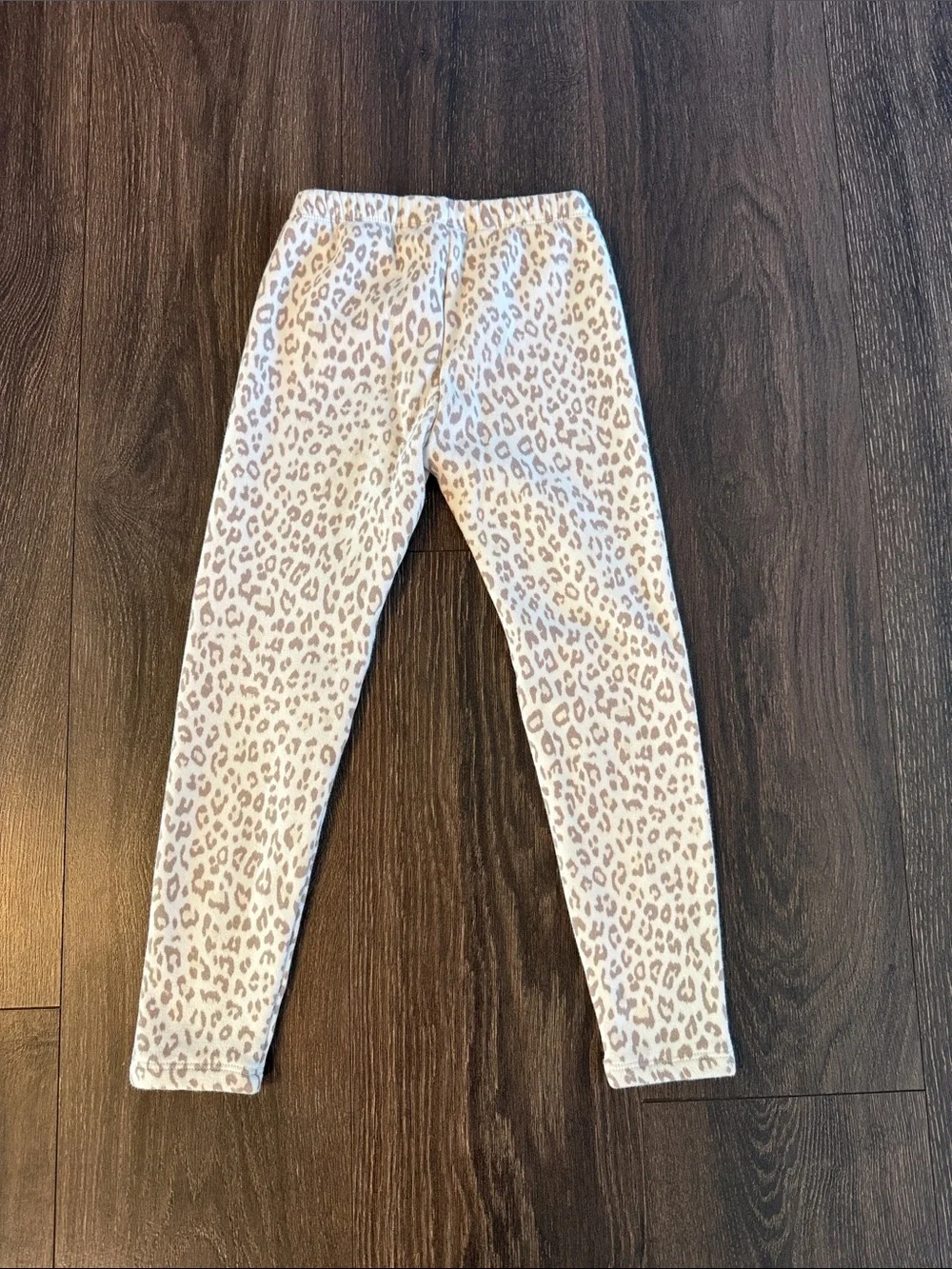 GAP Girls' Leopard Print Leggings – Cream and Tan