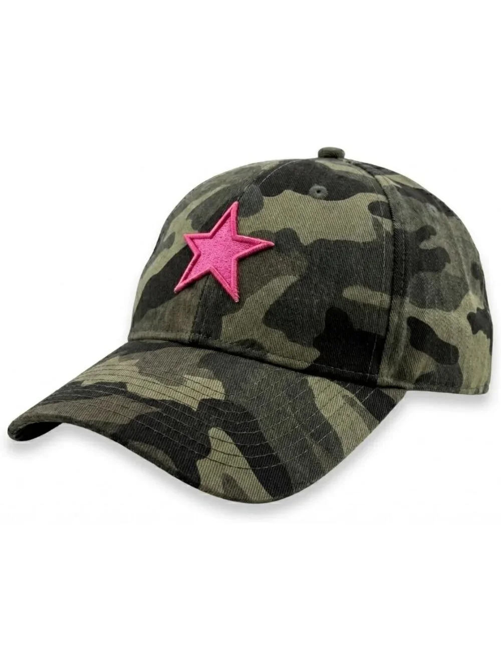 Cute Embroidered Star Women's Baseball Cap - Adjustable Aesthetic Hat for Women