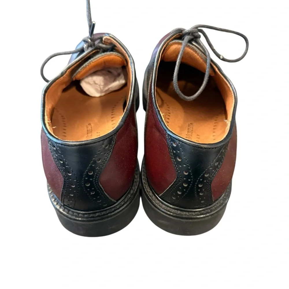 Johnston & Murphy Passport Burgundy Black Oxfords 20-2801 Men's Shoes size 8.5‎