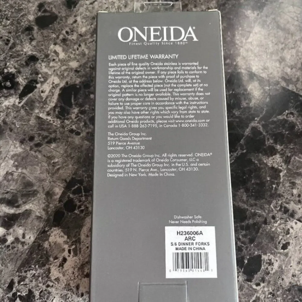 Oneida new box