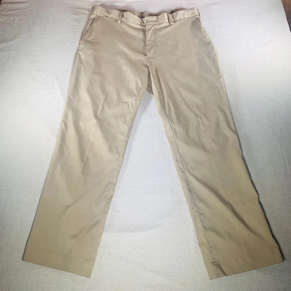 Polo Ralph Lauren Performance Stretch‎ Classic Fit Khaki Dress Pants Mens 36x30