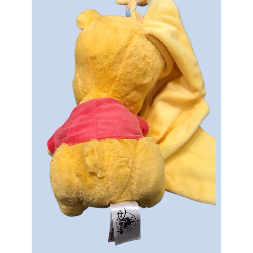Disney Parks Babies Plush Winnie‎ The Pooh Baby Pooh With Swaddle Blanket NWOT