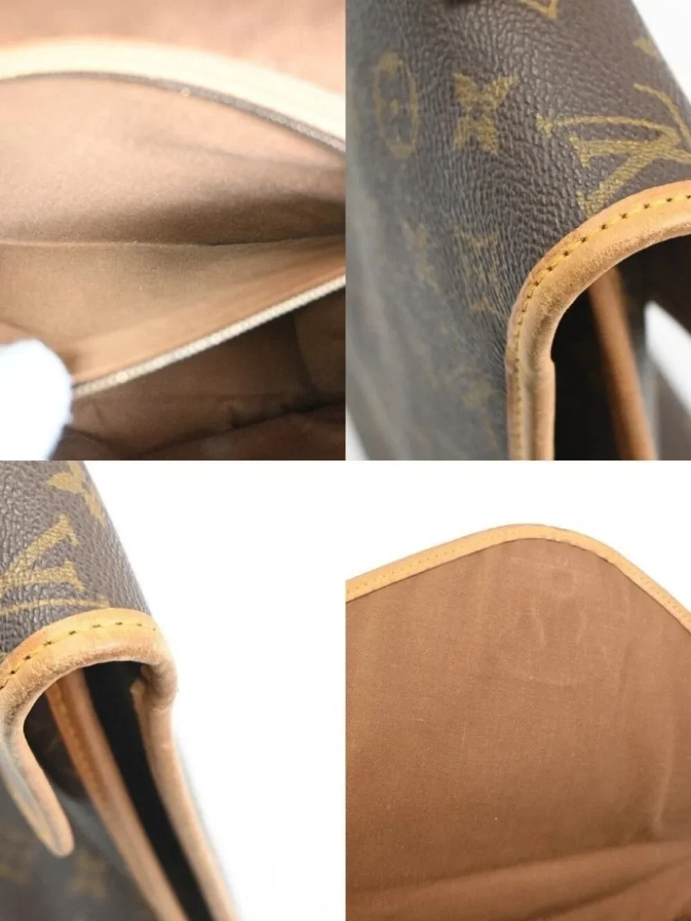 Louis Vuitton edge leather