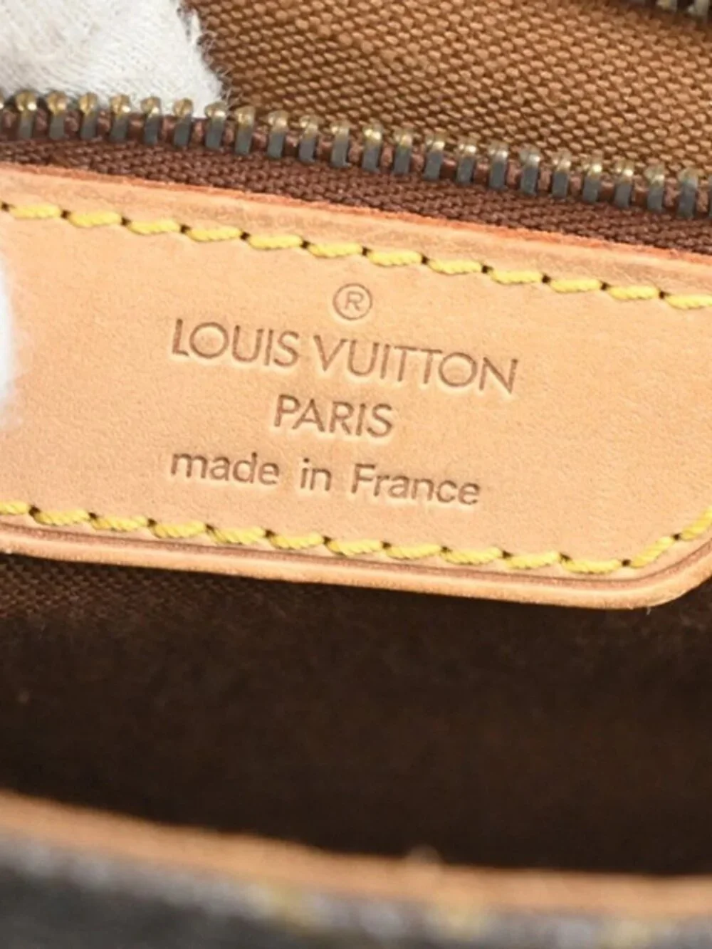 Louis Vuitton edge leather