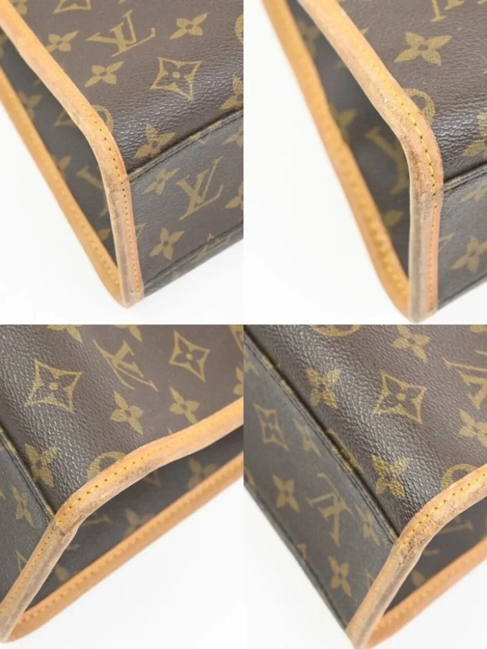 Louis Vuitton edge leather