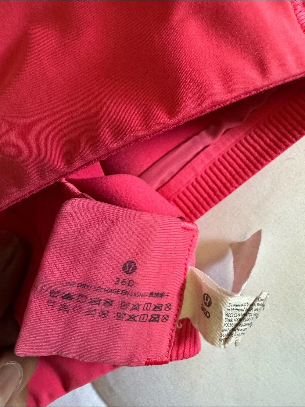 lululemon athletica Hot Pink High-Neck Strappy Sports Bra