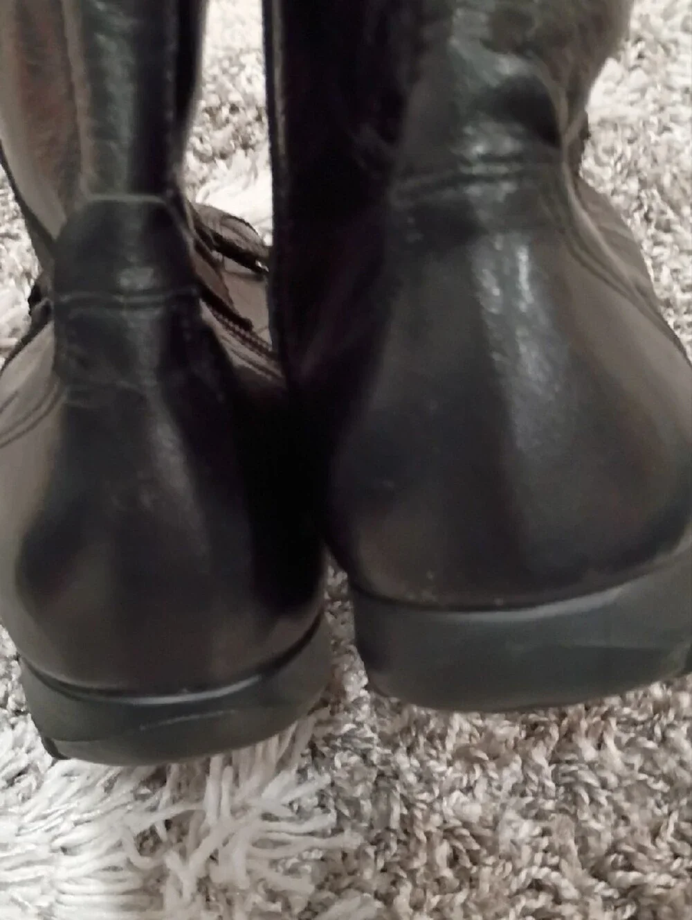 Women's Black Strappy Ankle Booties - Tactical-Inspired Design