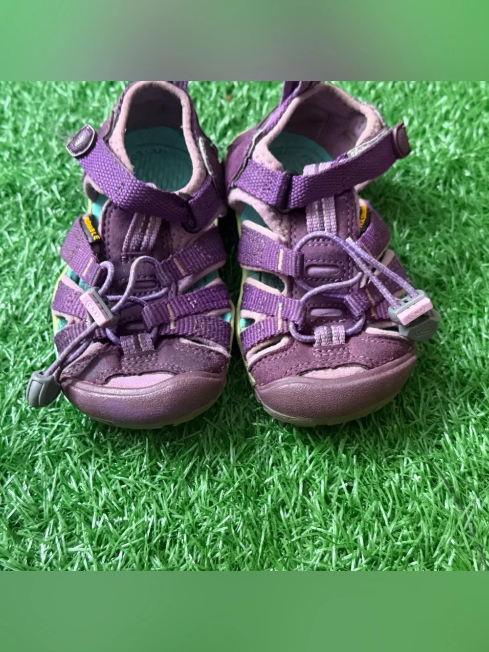 Kids‎ Purple Outdoor Sandals - KEEN Style Size 8