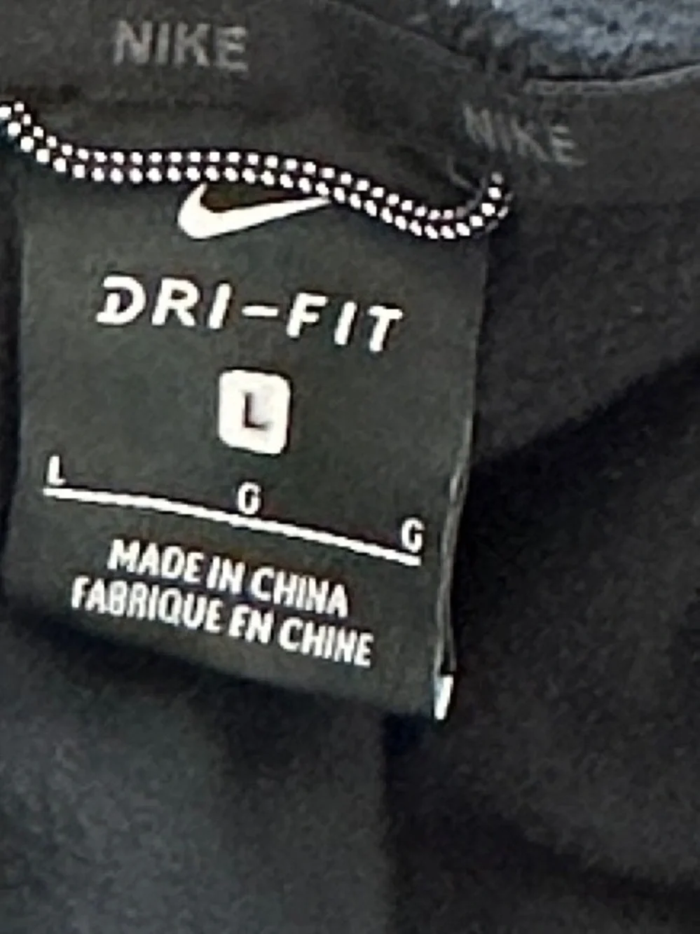 Nike jacket size
