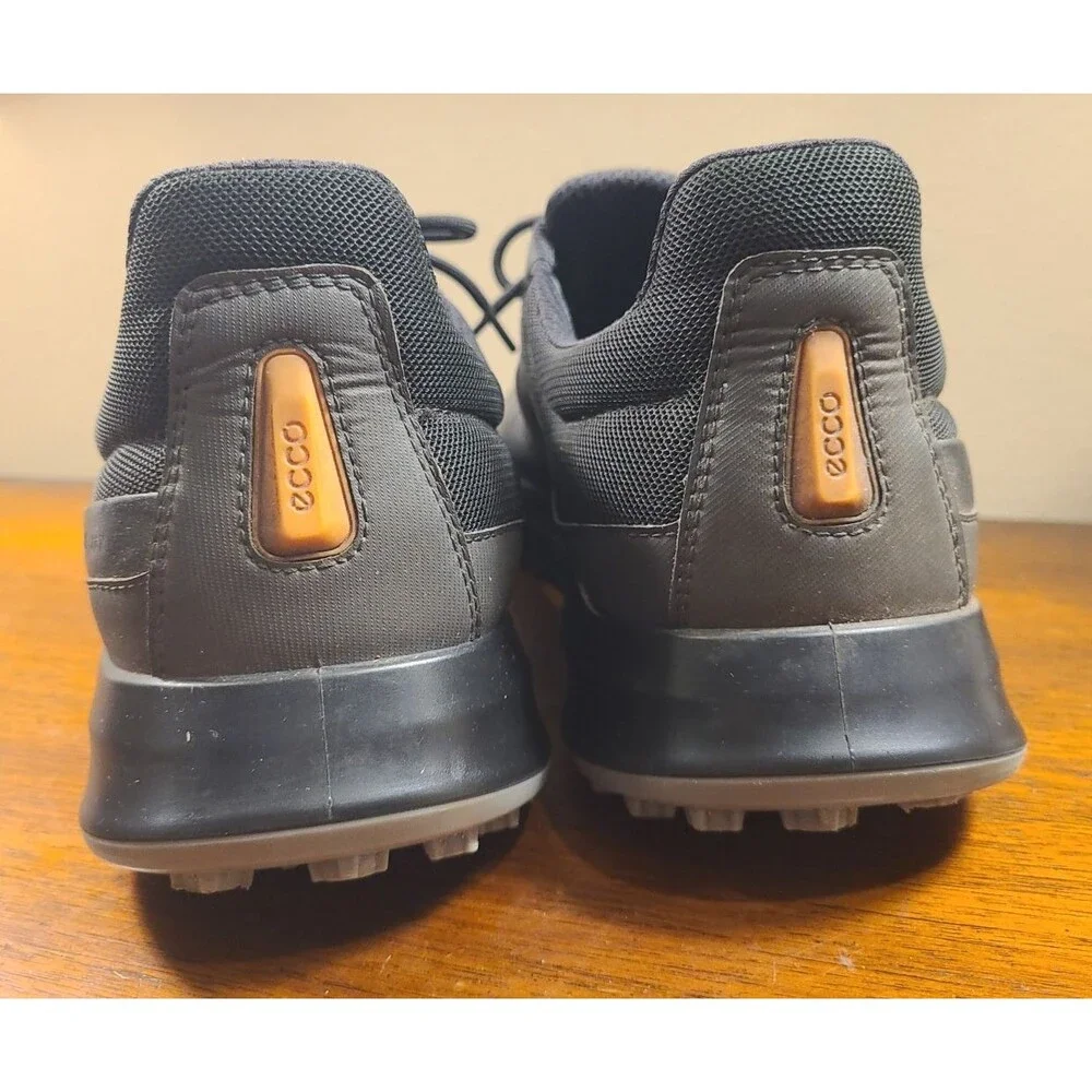 ECCO M GOLF MEN CORE 100804 51052 Black Size 10-10.5 FLUIDFORM Water Repellent