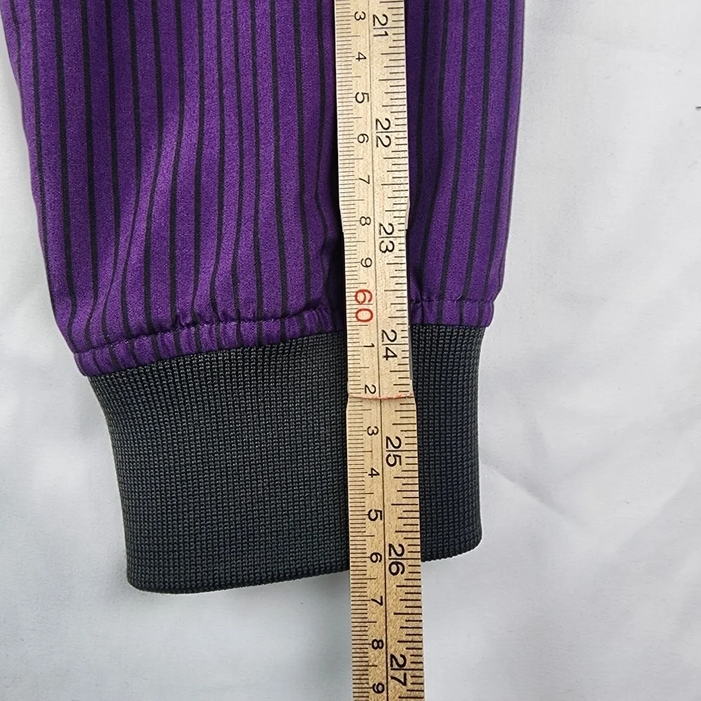 ProEdge Purple Striped Zip-Up Jacket WAP 74 Big Boys Size 14-15+ Years