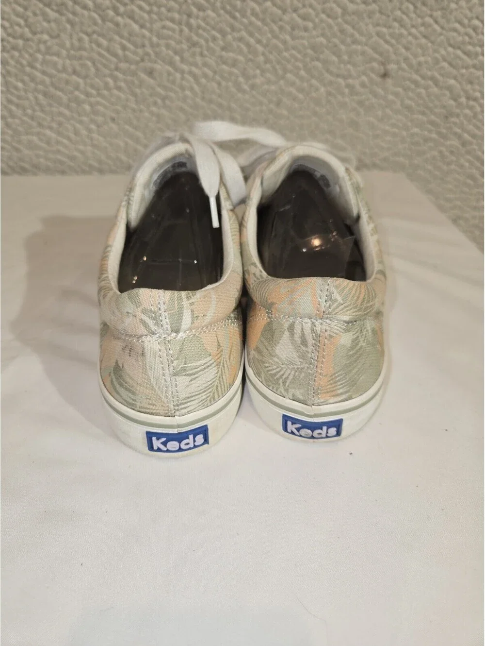 Keds Women's Sz 9.5 WF65973 Tropical Palm Print Coastal Cruise Vacation