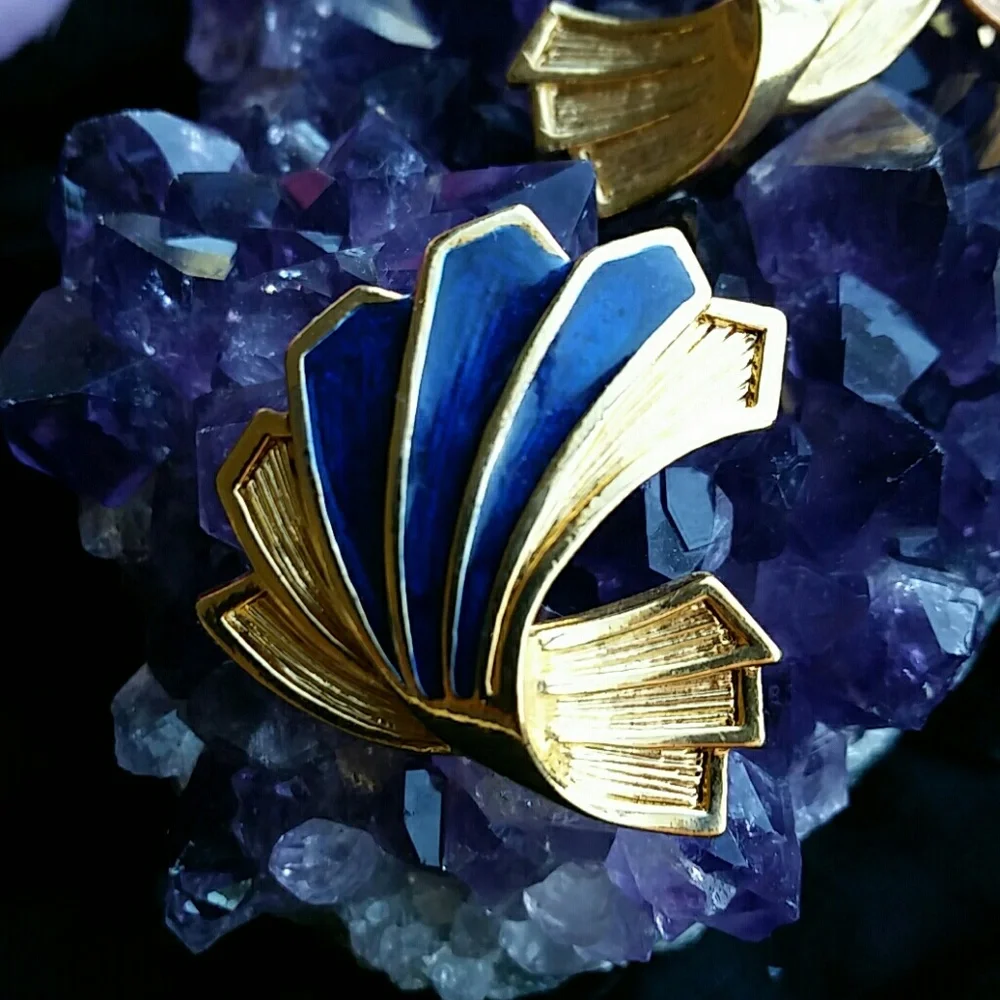 Vintage beautiful blue