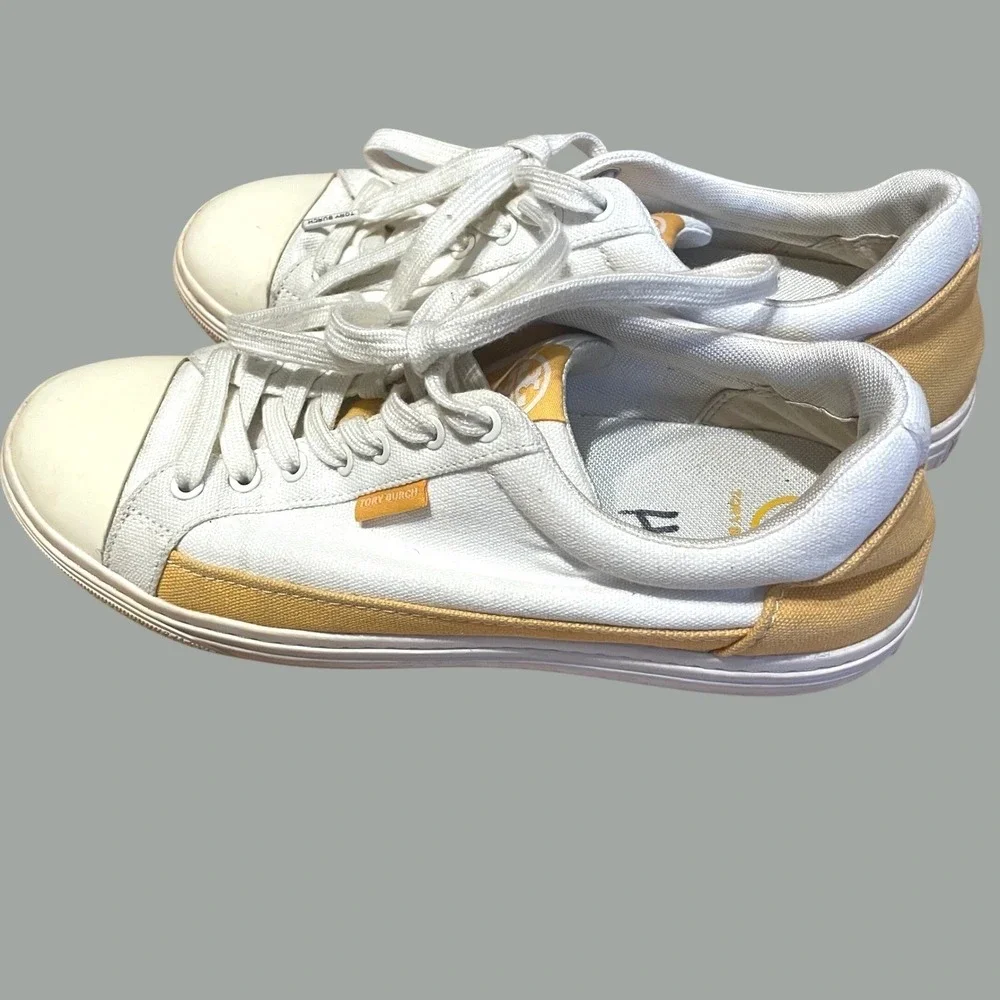 Tory Burch good scuffs white